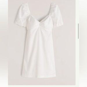 Abercrombie Twist Front Poplin Mini Dress